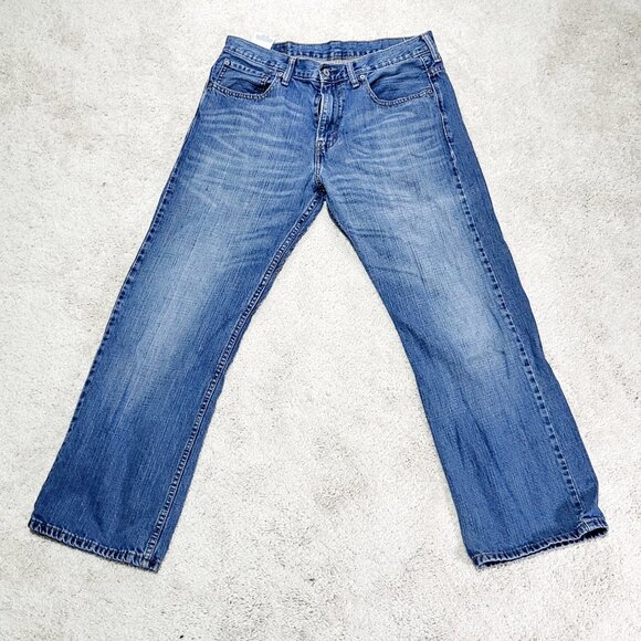 Levis 569 Jean Men 32x30 Loose Straight Blue Relaxed Classic Casual Red Tab - Picture 1 of 9